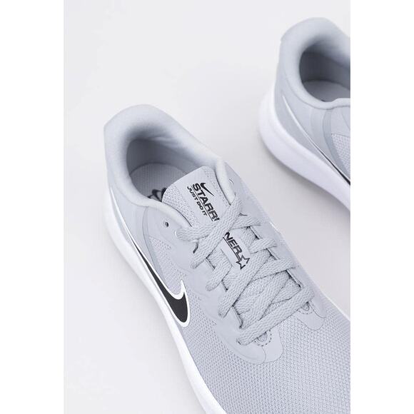 NWT NIKE Unisex Kid's Running Shoes, Grey Lt Smoke Grey Black ,4 Big Kid/36 EU - Picture 4 of 6